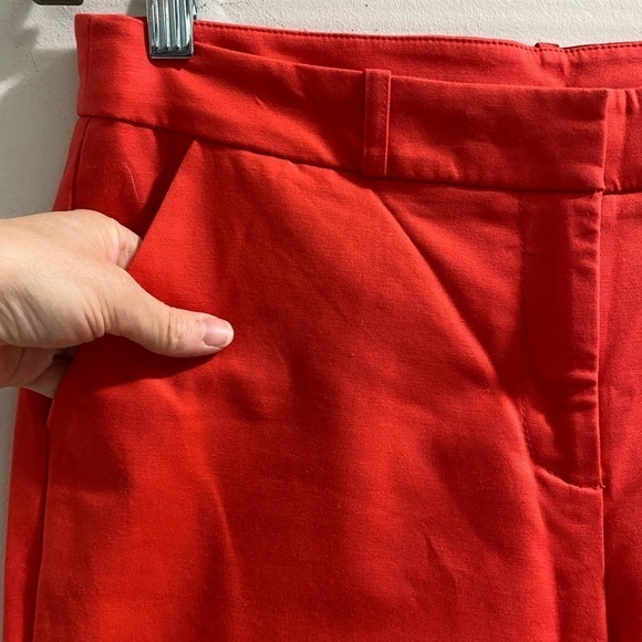 Anne Klein Designer Sz 4 Tailored Cotton Ankle Pants With Hand Pockets EUC - Picture 4 of 14